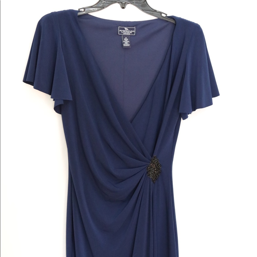Navy blue formal dress